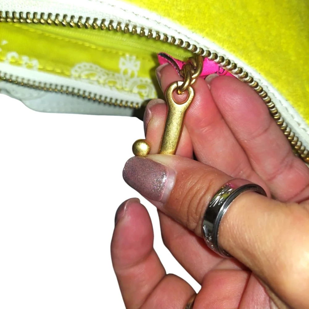 Juicy Couture Yellow Terry Mini Bag Baguette - Picture 13 of 13